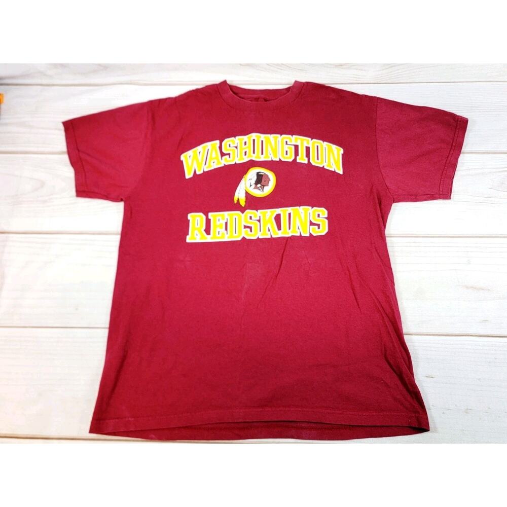 Washington Redskins T-Shirt NFL Team Apparel Commanders Maroon Tee Size Med